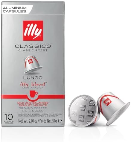 illy Nespresso Compatible Capsule- CLASSICO Lungo Roast Coffee