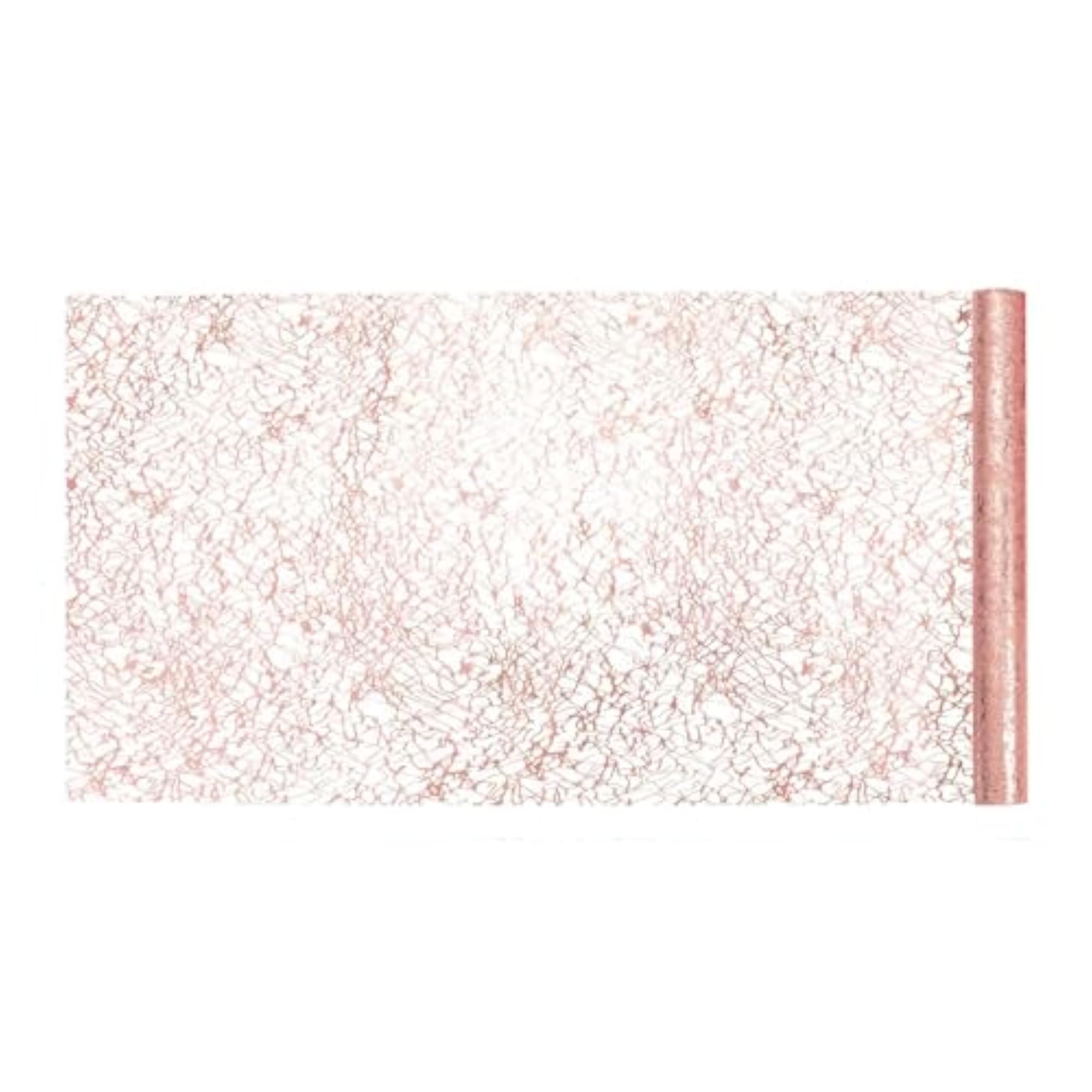Rustic Rectangle Table Runner Roll, 3x Pink Red Cloth for Dining Table