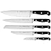 WMF Spitzenklasse Plus Juego de 5 Cuchillos con Hoja de Acero Templado Completamente Forjado