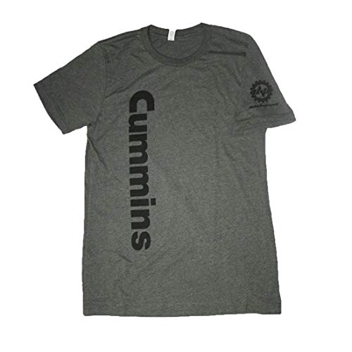 Cummins Dodge Diesel Truck Shirt t Short tee Trucker Gear 4X4 Light Gray Medium