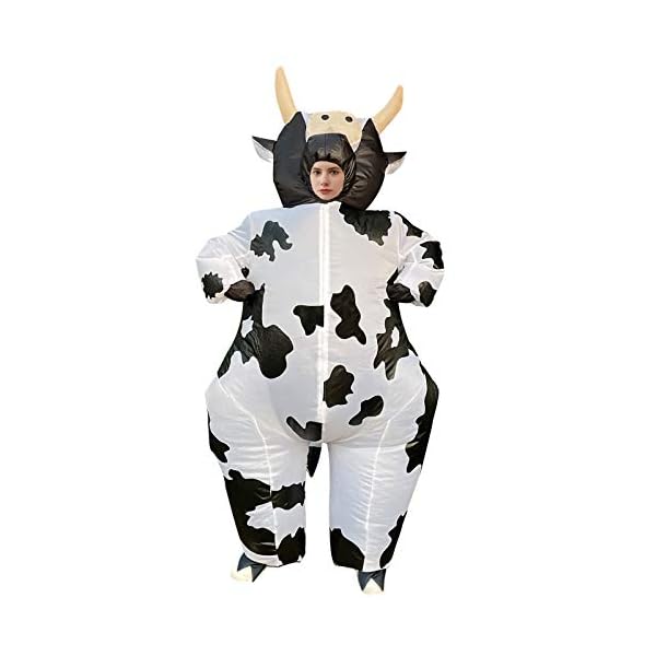 Arokibui inflatable cow costume for women funny blow up costume for cosplay party festival halloween costume adult size