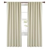 Deconovo Solid Thermal Insulated Window Blackout Curtains, Rod Pocket and Back Tab Curtains - Window...