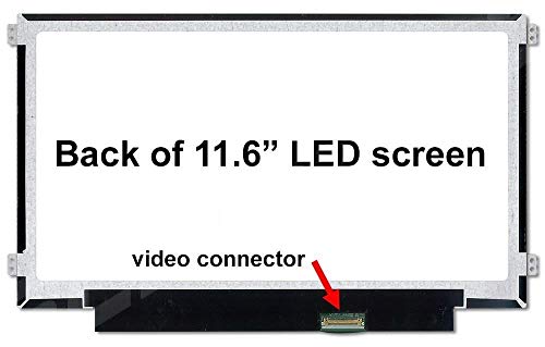 Rinbers 822630-001 11.6 Inch Laptop Lcd Led Screen Display Wxga Hd 30 Pin Edp Side Brackets Replacement thumb #2