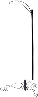 HOHIYA 61" Heavy Duty Shepherd Hook Stand - Rust-Resistant Steel for Bird Feeders, Plant Baskets, Solar Lights, Garden Patio
