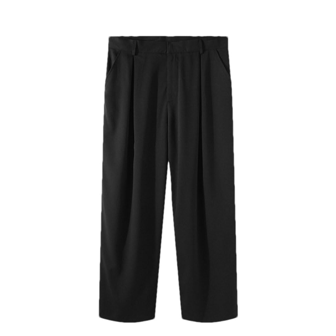 Vogrtcc Hombres Pantalones Rectos Joggers Pantalones Casuales Sueltos