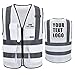 AYKRM 21 couleurs gilet lavoro catarifrangente alta visibilita con tasche e stampa staff personalizzata