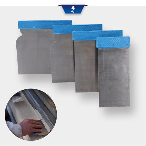 BRILLIANT TOOLS BT101940 Japanspachtel-Satz, Metall, 4-TLG. [Powered by KS Tools]