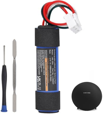 Uwayor Replacement Battery for Harman Kardon Onyx, 3500mAh Battery for Harman Kardon Onyx Studio 1, Onyx Studio 2, Onyx Studio 3, Onyx Studio 4 Bluetooth Speaker, LI11B001F Battery with Tool Kits