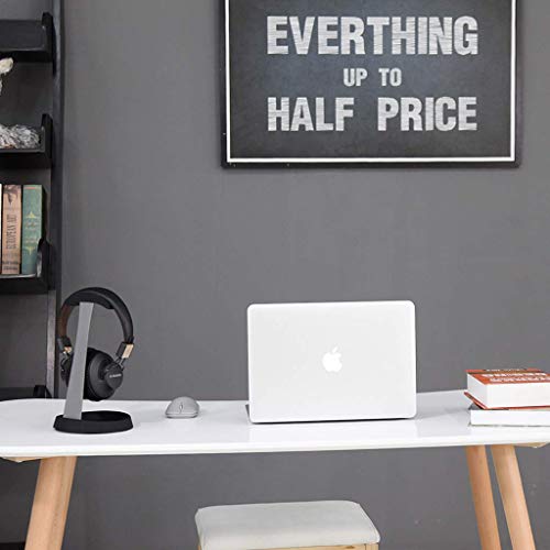 Avantree Solid Steel Headphone Stand Holder, Desk Headset Stand Hanger, Sturdy with Space for Cable, Sennheiser, Sony, Bose, Shure, Headphones and More - Image 7