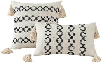 Machine Washable Super Soft pillowsofa Cushion Bed Sofa Decorative Filler Pillows Upholstery for Living Room Sofa Bed Bosnian Style Home Decor Soft Plush Striped Corduroy Square Cushion Cover 2 pcs