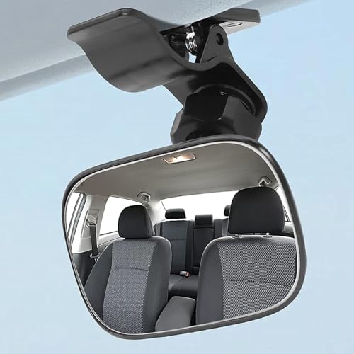 Image of Car Interior Rearview Baby Mirror, Universal Wide Angle Convex Mirrors (A)