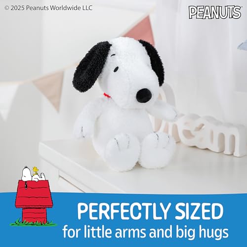 Image of Kids Preferred Peanuts Charlie Brown Snoopy Plush with Crinkle Feet, Extra Soft Stuffed Animal Toy for Baby Toddler Boys & Girls 12 Inch Size