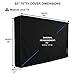 iBirdie Outdoor TV Cover 65 to 70 inch Weatherproof, Cover Size 64''L x 40''H, Waterproof for Outside Flat Screen 65 to 70 inch TV, Black, 600D Thick Fabric Screen Protector with Bottom