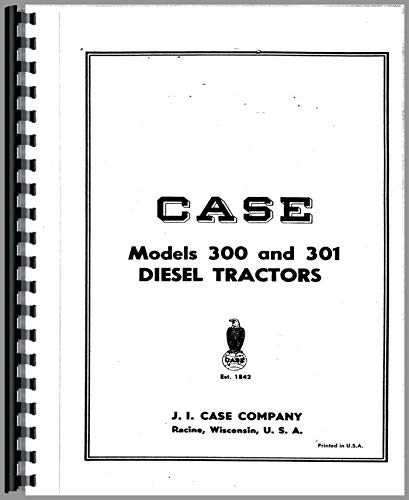 Case 312 Tractor Operators Manual