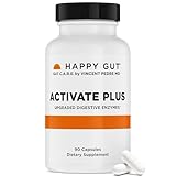 HAPPY GUT Activate Plus – Doctor-Formulated Digestive Enzymes for Women & Men - Supports Digestion, Gut Balance and Energy – 90 Capsules