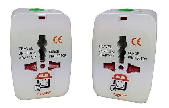 Mobile World Universal Travel Adapter with Surge Protector, Pack of 2-picture-25