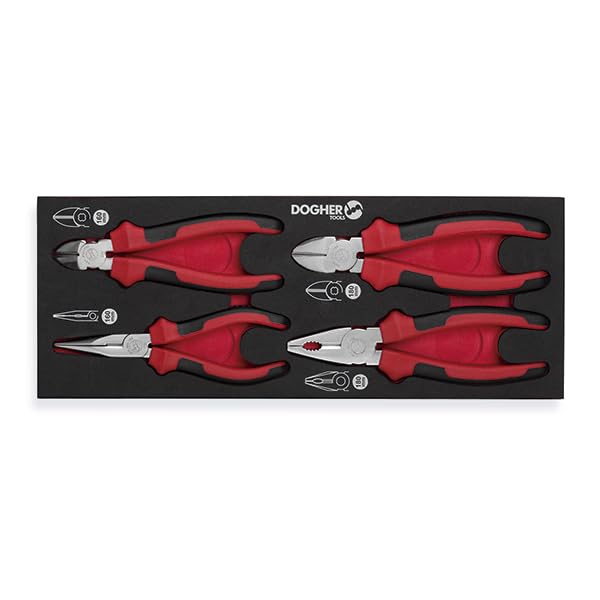 Dogher 205-080 - B.Comb.1/4 4 Alicates Profesionales