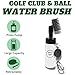 GOLF PAPI Golf Club Cleaner Brush Kit – Golf Club Cleaning Accessories Include Spray Bottles, Towels, Brush Covers & Retractable Clips – Must-Have Golf Gifts for Clean Shots (White)
