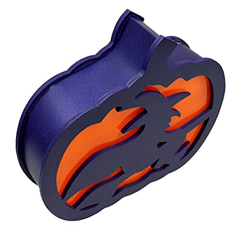 ibasenice Lâmpada Da Abóbora de Halloween LEVOU Exibição Atmosfera de Luz Partido Da Bruxa Da Abóbor