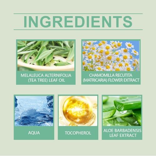 4 Pezzi Nail Care Pen, Penna per la Cura Delle Unghie, Arricchito con Tea Tree Oil, Fiori di Camomilla, Aloe Vera