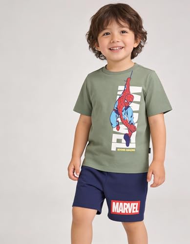 Image of Marvel Boys' T-shirt and Shorts Set