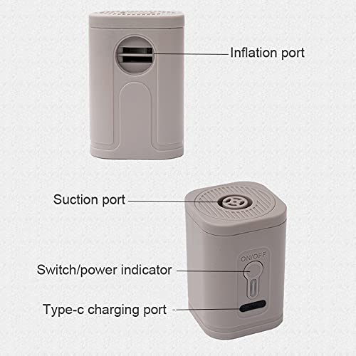 Gonfleur électrique double utilisation LAURAG portable pour matelas extérieur