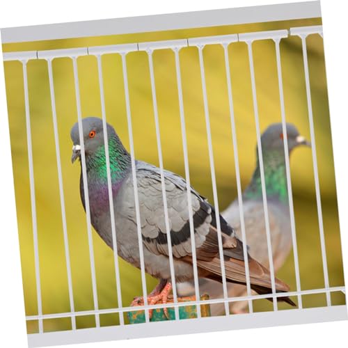 ORFOFE 2 peças de moldura de porta de gaiola de pombo com barras de arame, entrada para gaiola de pá