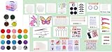 TEBOKHAD Bügelperlen Set, 11000 Stück 5mm Bügelperlen Mit Steckplatten, Vorlagen Und Zubehör, DIY Bügelperlenn, Kinder DIY Gestalten Von Schmuck Deko, Geschenk Bastelideen Für Mädchen Junge 6+