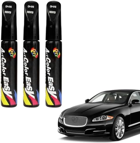 Stylo Réparateur Rayures Carrosserie Noir - 14cm Avec 2 Mines Incluses | Facile à Utiliser