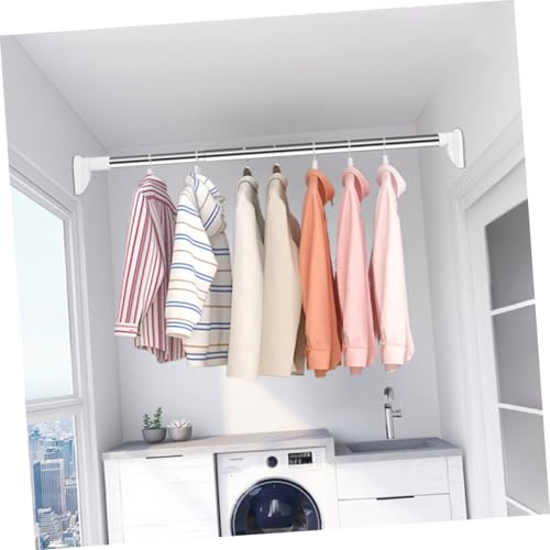 Barre de rangement vêtements pôle ajustable extensible dressing salle de bain