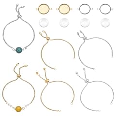 Bracelets with Cabochon Connectors