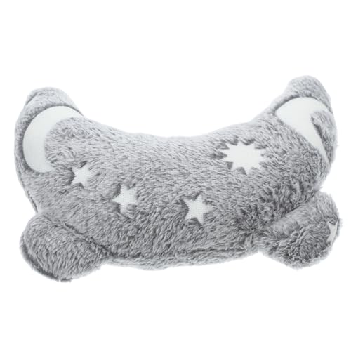 GETAJGHSD 猫用字型抱き枕 ネックケア付き 室内用半月形クッション 夜光デザイン 快適な睡眠をサポート ペット用猫枕