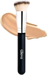 Gleva Angled Foundation Makeup Brush, Contour Brush for Bronzer Liquid Foundation Cream Powder Blending Buffing, Nose Cont...