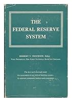 The Federal Reserve System 0060350709 Book Cover