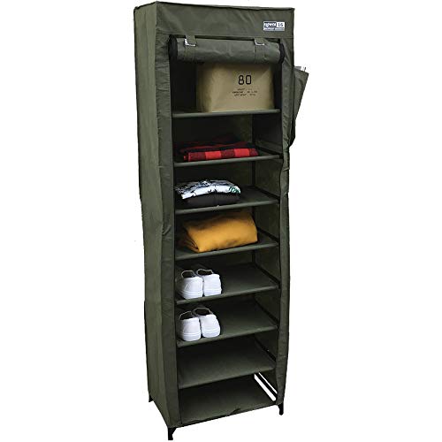 スロウワー くつ箱 DUSTPROOF SHOERACK Cooper オリーブ シューズラック ポリエステル