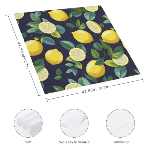 Servilletas de Tela Decorativas 18x18 Pulgadas Pack 2 miniatura 2