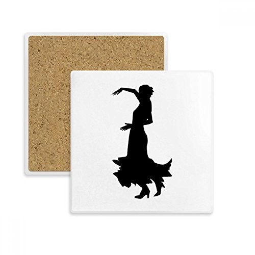 Protège table absorbant danse folklorique pour éliminer les taches d'eau