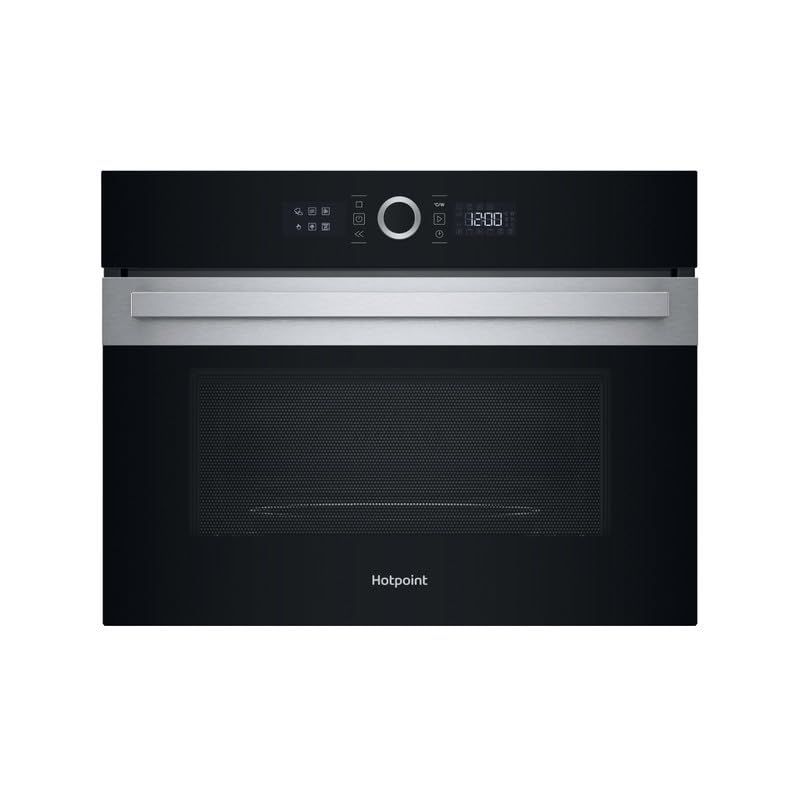 Hotpoint HMW57HMXUK Eingebaute Kombi-Mikrowelle & Grill, 40 l, 900 W Mikrowelle, 1600 W Grill, Lüftergaren, Dynamic CrispFry, automatische Programme, Edelstahl