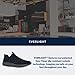 Shoes for Crews Women's Slip-Resistant Work Sneakers – Comfortable, Non-Slip Work Shoes for Women in Food Service, Healthcare, Hospitality - Everlight, Black, Size 9 Wide