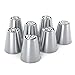 TANGCHU Russia Icing Piping Nozzles Pastry Tips Cake Sugarcraft Decorating Tool Set Of 7 Pieces