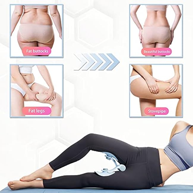 Pelvic Hip Trainer Thigh Master Kegel Exercises Device for Women Men Arms Legs Buttocks Strength Training Clip Sculptor Machine Applicable for Yoga Floor Muscle and Inner Thigh Training Home Gym