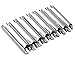 GXHUANG Stainless Steel Mini Cannoli Form Tubes Cream Roll,Set of 8