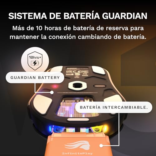 Olvida las cargas con el ratón gaming GLORIOUS Model O3 de batería intercambiable y sensor 30K 3