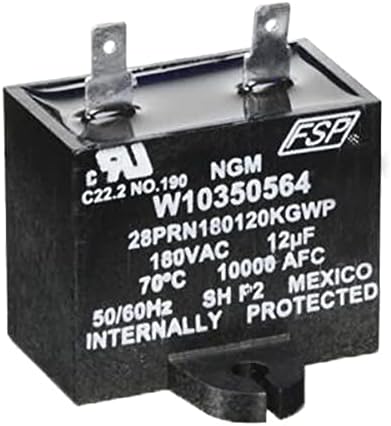Compatible with Whirlpool Refrigerator WPW10350564 Capacitor