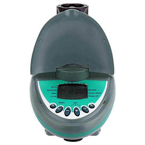 Cafopgrill Electronic Garden Water Timer, Automatic Smart LCD Display Electronic Water Timer Home Garden Irrigation Timer Controller System Autoplay Irrigator