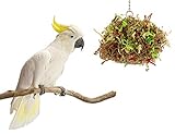 Sweet Feet and Beak Super Shredder Ball - Bird Cage Accessories to Keep Your Bird Busy Foraging for...