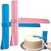 herramienta suave fondant, 2 unidades ajustable Raspador de crema pastel decorar suave pulidor Cake Smoother Herramienta de suavizado de Fondant Cake Decorate Smoother Pulidor