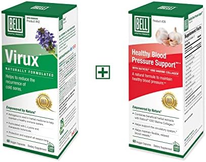 Bell Bundle - Virux L Lysine & Healthy Blood Pressure Support - 25 Years Around The World, Sold Directly by The Manufacturer