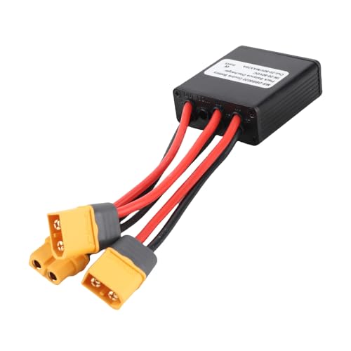Connecteur de batterie double XT60 haut de gamme boîtier aluminium DC 20V-80V 20A - 2