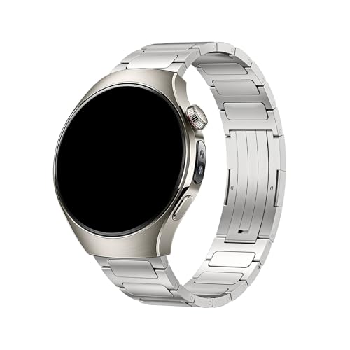 [PLYYQZM] 22 �~�����[�g���`�^�������o���h,�ɍ��� Hua wei Watch 5 4 GT6 GT5 Pro GT4 46mm Ultimate 2 ���������u���X���b�g���X�g�o���h�ɓK��(Silver,For GT5 Pro 46mm)